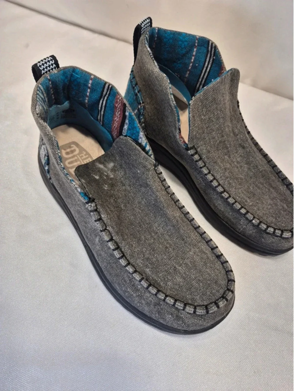Heydude women's 6 denny crafted slip-on boots sneakers